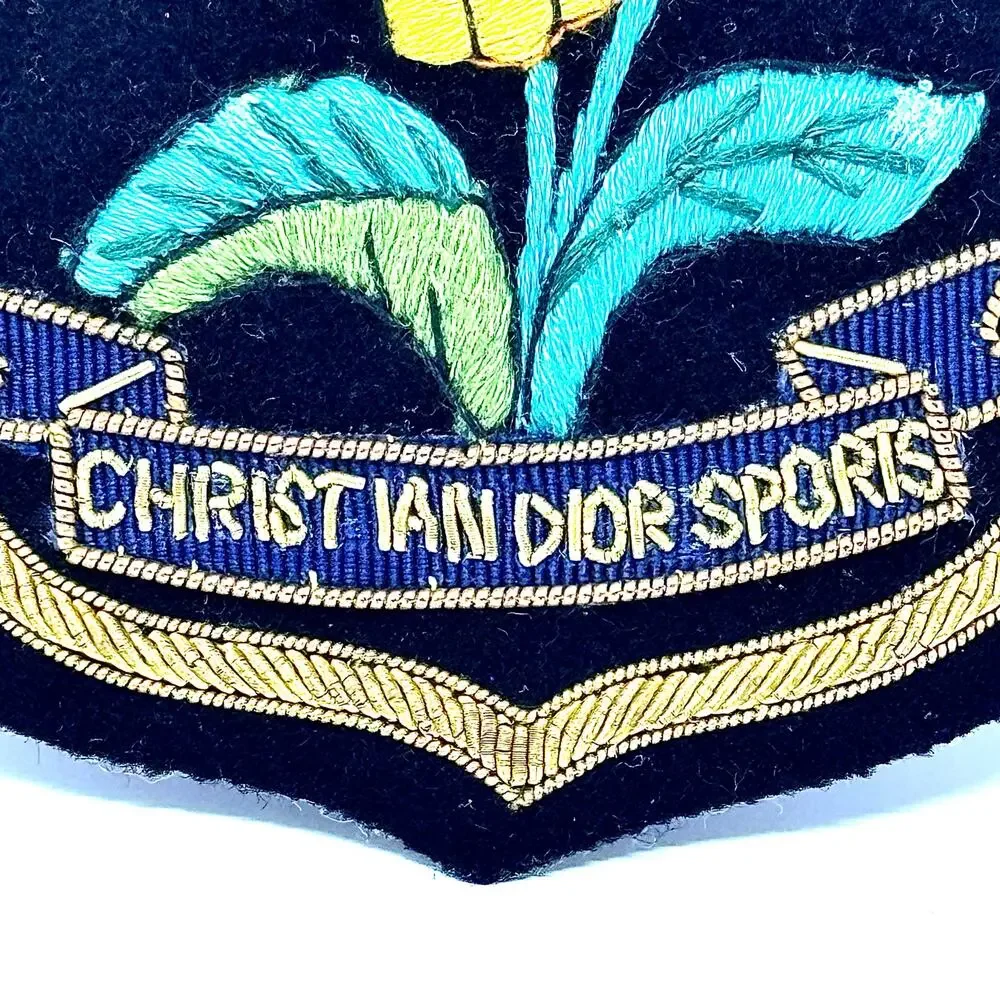 Christian Dior Sports Badge Pin